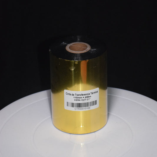 Cinta de Transferencia Térmica 110mm x 450m Cera Out