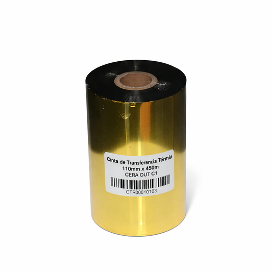 Cinta de Transferencia Térmica 110mm x 450m Cera Out