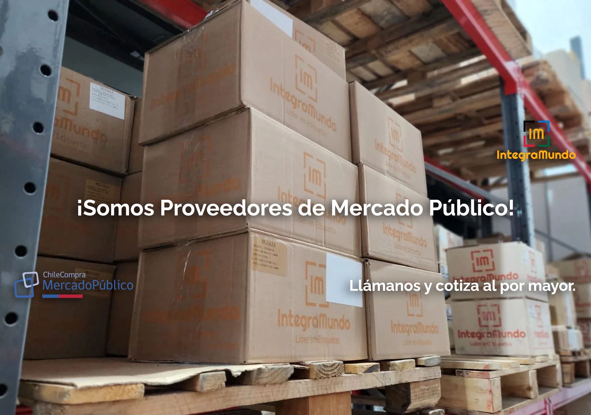 Somos proveedores de Mercado Público. Llámanos y cotiza al por mayor.