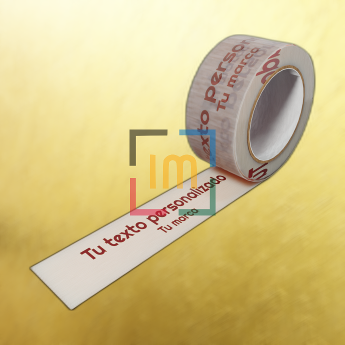 Cinta Embalaje Impresa 3 Colores 48mm x 100m 52 micras 288 unidades