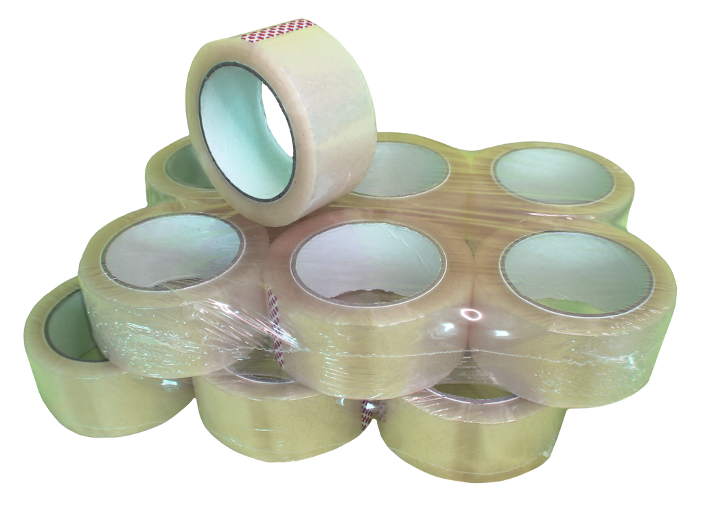 1 Caja 72 unidades Cinta Embalaje 48mm x 100m Transparente 40 micras