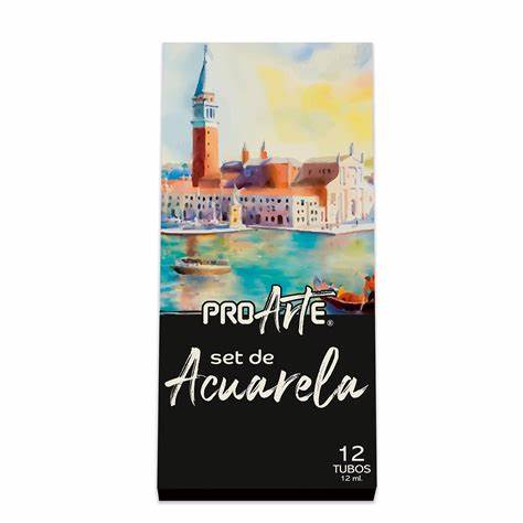 Acuarela Proarte 12 tubos/color 12ML 