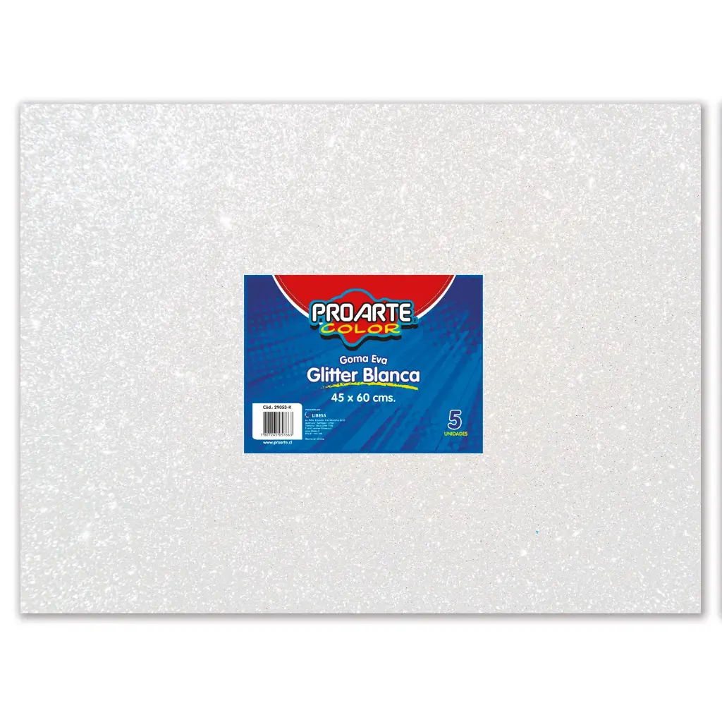 Goma eva Proarte glitter 45x60 mm