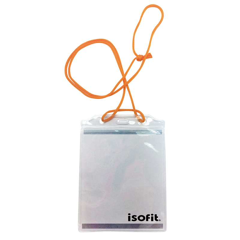 Portacredencial plastico ISOFIT vertical 10Un