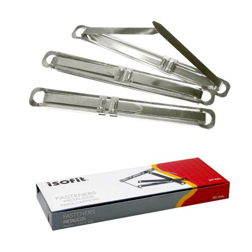 Caja de Accoclips Metálicos 50 Unidades