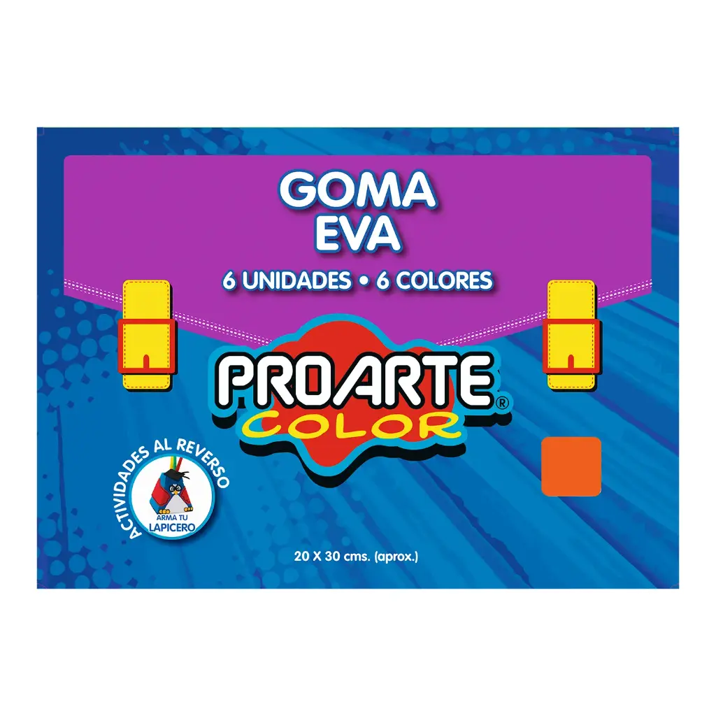 CARPETA ARTE GOMA EVA 6 HOJAS