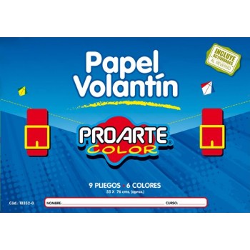PAPEL VOLANTIN DIF. COLORES PLIEGO