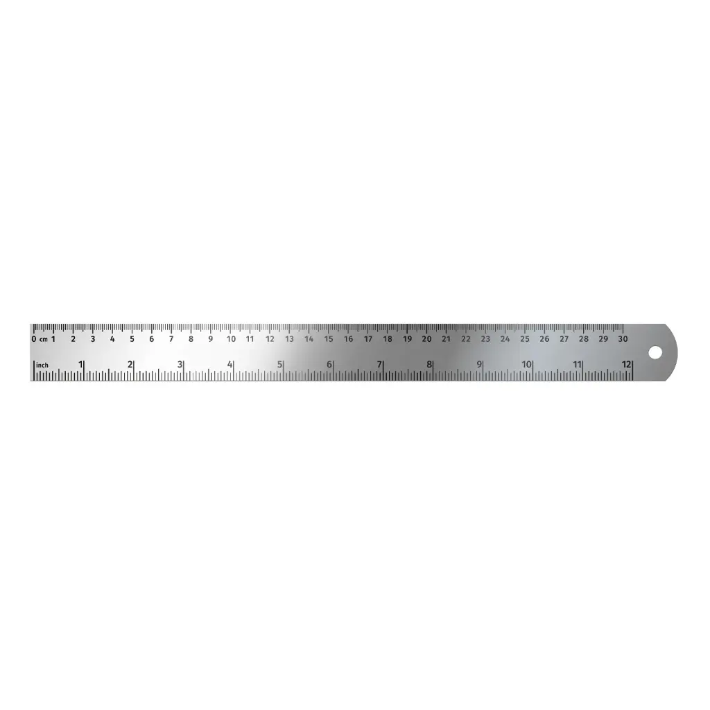 REGLA METALICA 30 CMS