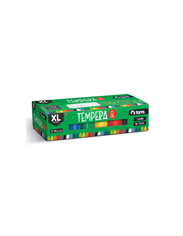 TEMPERA 12 COLORES 22 ML