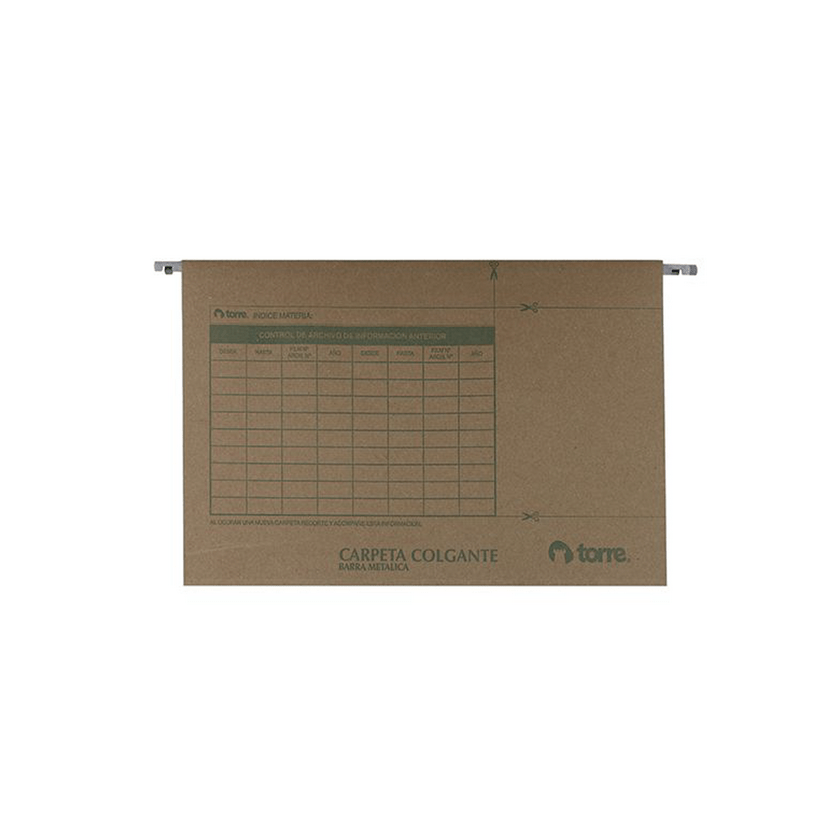 CARPETA COLGANTE METAL