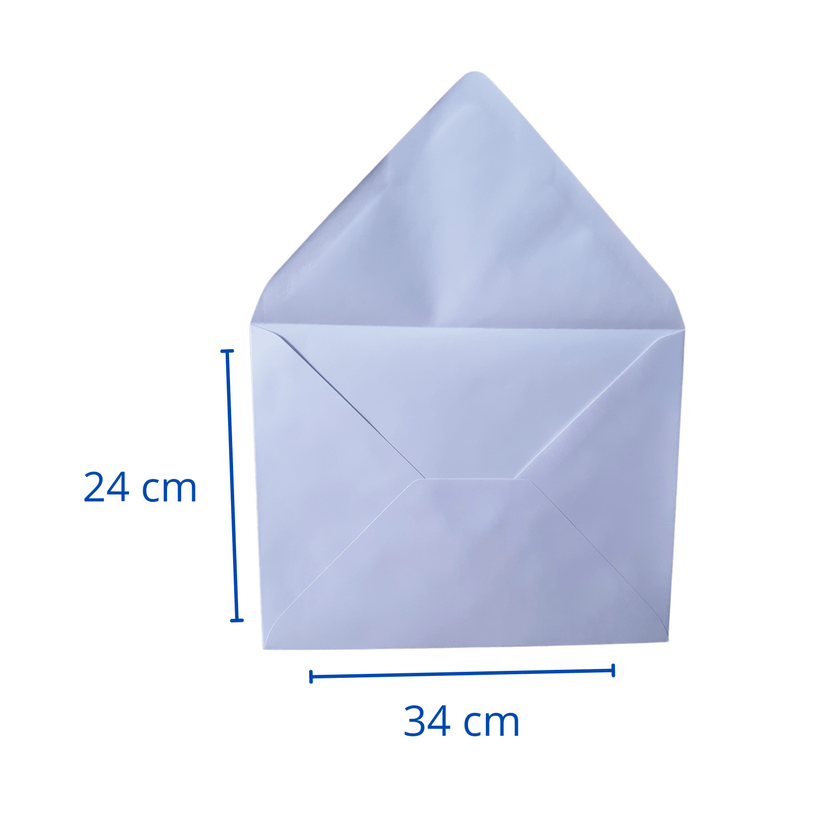 SOBRE OFICIO BLANCO 24X34 80GR 50UD