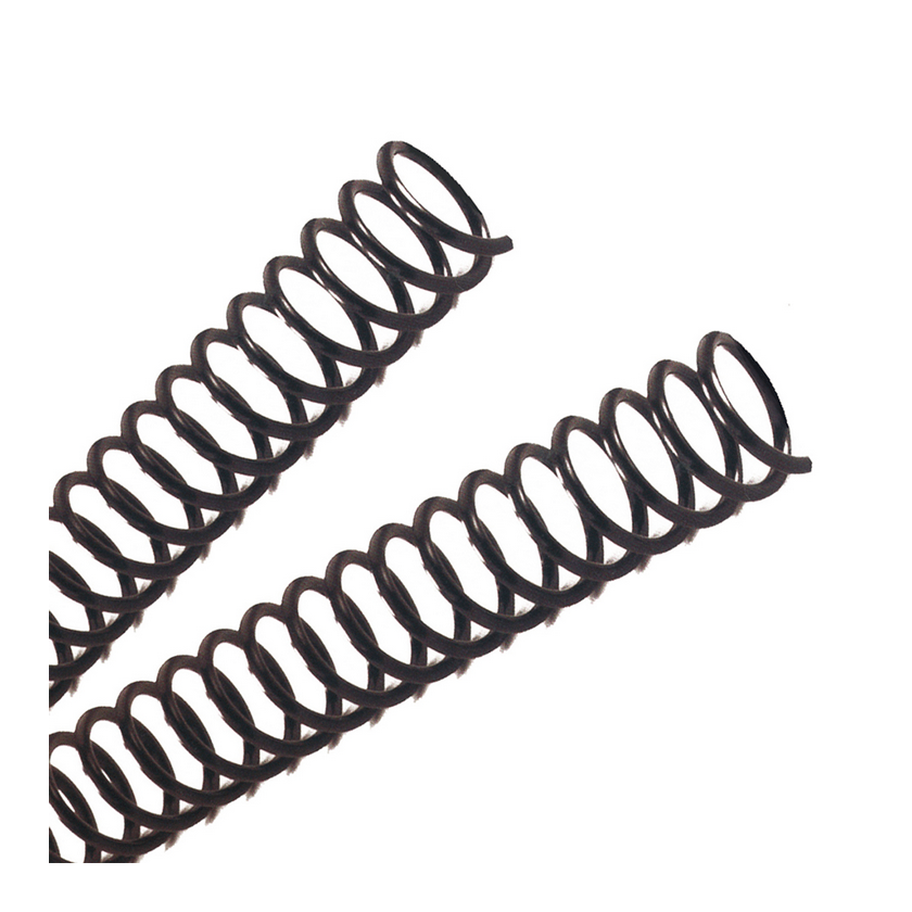 ESPIRALES ENCUAD.12MM NEGRO X 50 UD.