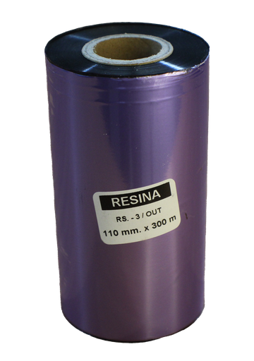 [C-CD-868252] Cinta de Transferencia Térmica (TTR) 110mm x 300m Resina Out