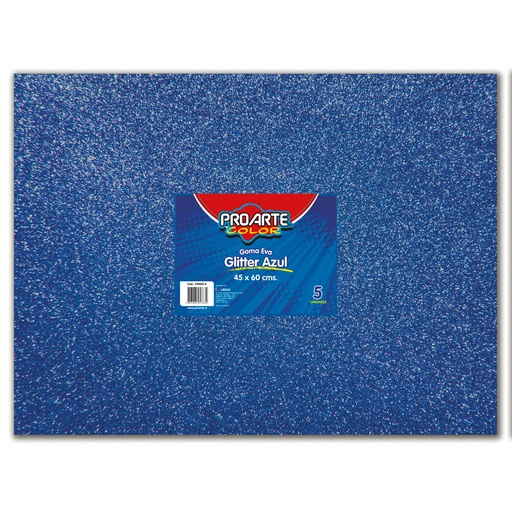 Goma eva Proarte glitter 45x60 mm