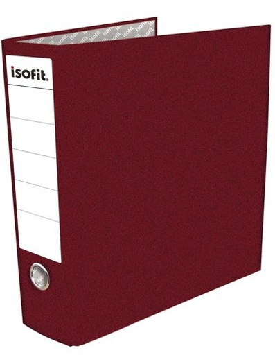 [NZ-010443] Archivador isofit CARTA Lomo ancho (flat) BURDEO 