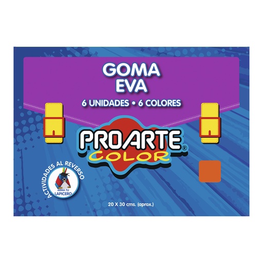 [NZ-01011] EST.GOMA EVA 6 PLIEGOS 6C 6H 20X30cm