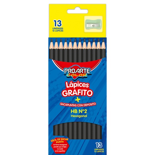 [NZ-01053] Lapiz grafito n2 HB C12 unidades