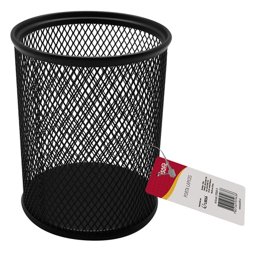 [NZ-01016] PORTA LAPICES ISOFIT 80X98 MM NEGRO