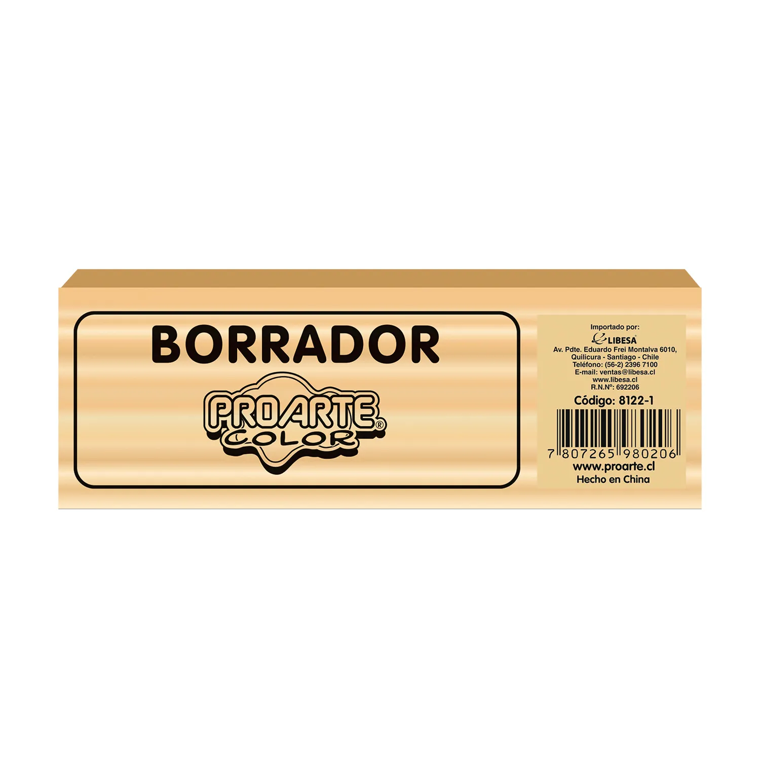 [8122-1] BORRADOR PIZARRA MADERA 1202 5X12 J.S.