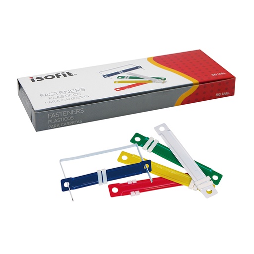 [13513-5] Caja de Accoclip Plásticos 50 Unidades