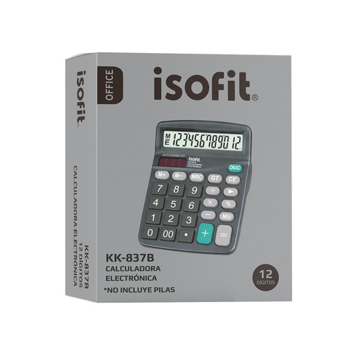 [36641-2] CALCULADORA 12 DIGITOS