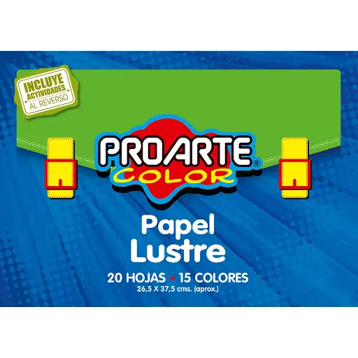 [13015-K] CARPETA ARTE PAPEL LUSTRE 20 PLIEGOS