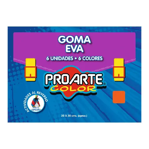 [13335-3] CARPETA ARTE GOMA EVA 6 HOJAS