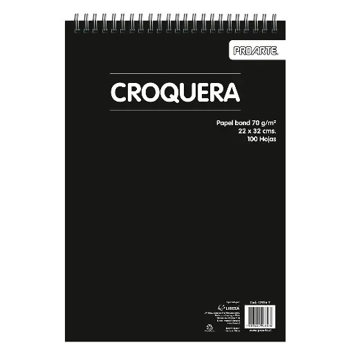 [12926-7] CROQUERA ESPIRAL OFI. 100 HJ IMAGIA.21X32 