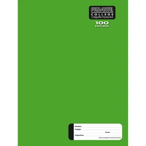[27905-6] CUADERNO COLLEGE C. HORIZONTAL 100 HJ 
