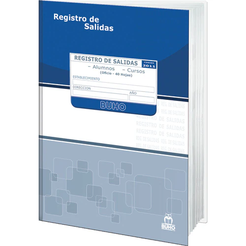 [496446] LIBRO REGISTRO SALIDA ALUMNOS CURSOS 2011