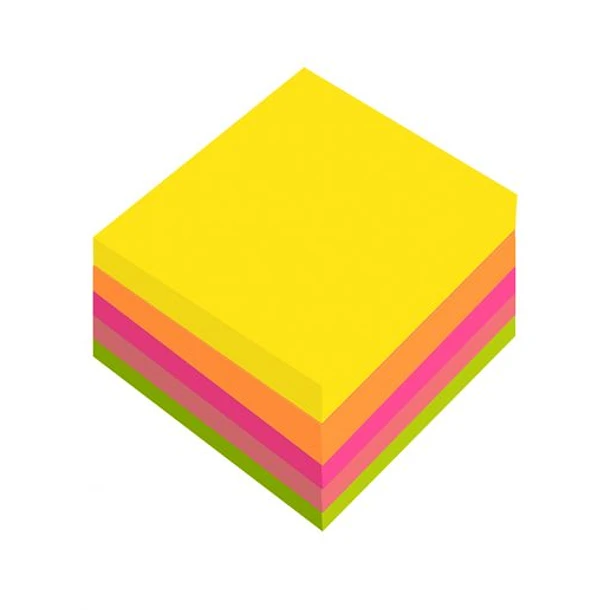 [37038-K] NOTA ADHESIVA STICK & WRITE 76X76 400HJ 5 COL.NEON