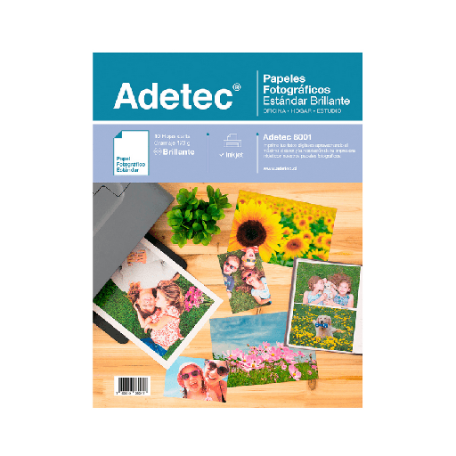 [86830] PAPEL FOTO BRILLANT INKJET CARTA 170GR 10HJ 