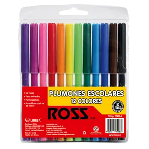 [28487-4] PLUMON 12 COL. ESTUCHE