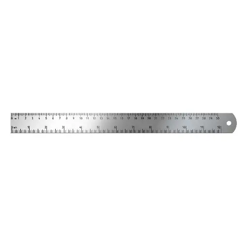 [1223-8] REGLA METALICA 30 CMS