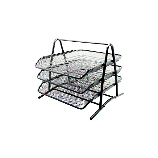 [88425] BANDEJAS PORTA PAPELES METALICAS TRIPLE
