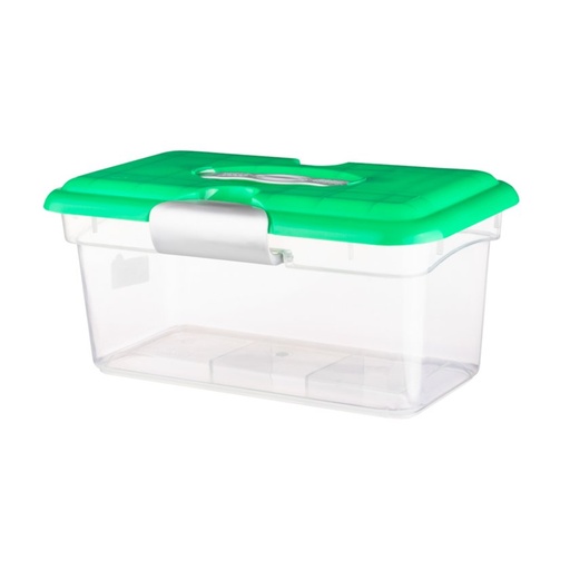 [19207] Caja Plástica C/Tapa 6 Lt. 320X185x150mm