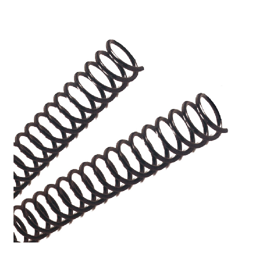 [80657NG] ESPIRALES ENCUAD.12MM NEGRO X 50 UD.