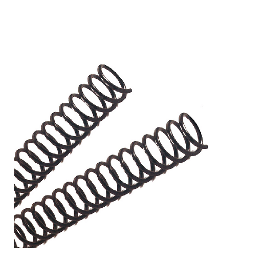 [80298] ESPIRALES ENCUAD.16MM NEGRO X 50 UD.
